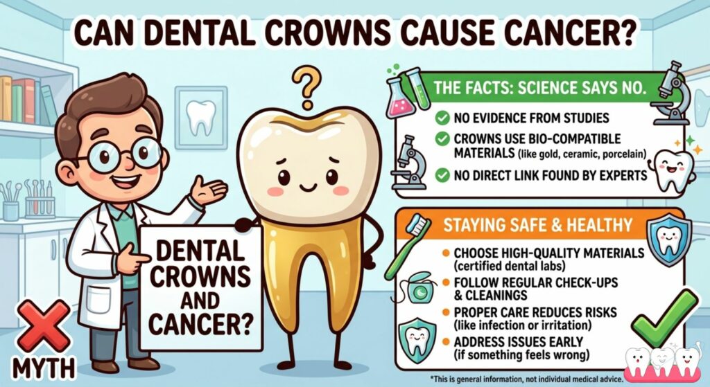 Can dental crowns cause cancer, Can dental crowns cause cancer in uk, Can dental crowns cause cancer in bury st edmunds, Can dental crowns cause cancer in united kingdom, dental crown in bury st edmunds, dental crown treatment, dental crown treatment in bury st edmunds